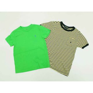 ラルフローレン(Ralph Lauren)の【夏物 新入荷!】▼ラルフローレン/Ralph Lauren▼120cm 半袖Tシャツ/半袖カットソー2点set  緑＆黄×紺【中古】【ネット限定】 子供 キッズ kids  男の子 夏 tops 814042(Tシャツ/カットソー)