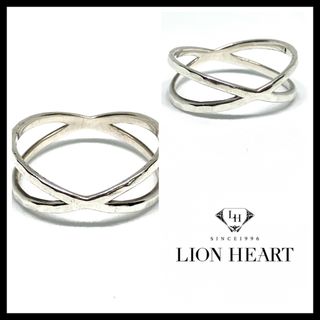 ライオンハート(LION HEART)のLH Petite Modern クロスプチリング/シルバー925 21号(リング(指輪))