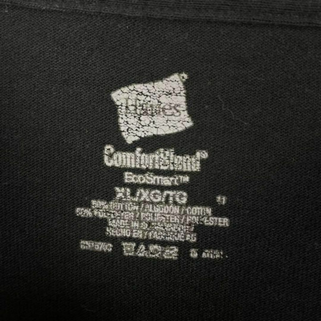 Hanes(ヘインズ)のUSA古着 ヘインズ デザイン Tシャツ 企業ロゴ 両面プリント ビックサイズ メンズのトップス(Tシャツ/カットソー(半袖/袖なし))の商品写真