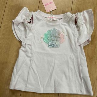 メゾピアノ(mezzo piano)の新品　メゾピアノ　シェルTシャツ　(Tシャツ/カットソー)