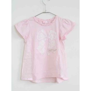 メゾピアノ(mezzo piano)の【夏物 新入荷!】†メゾピアノ/mezzo piano†130cm 半袖Tシャツ/半袖カットソー ピンク【中古】子供服 キッズ kids 女の子 夏 tops 914042(Tシャツ/カットソー)