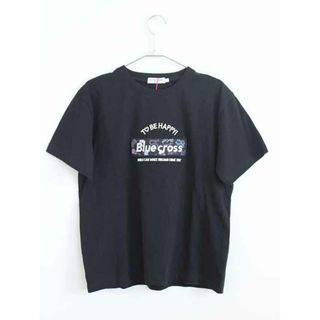 ブルークロス(bluecross)の【夏物 新入荷!】新品 未使用品†ブルークロス/BLUE CROSS†170cm 半袖Tシャツ/半袖カットソー/Tシャツ 黒 子供服 キッズ kids ジュニア 女の子 夏 tops 914042(Tシャツ/カットソー)