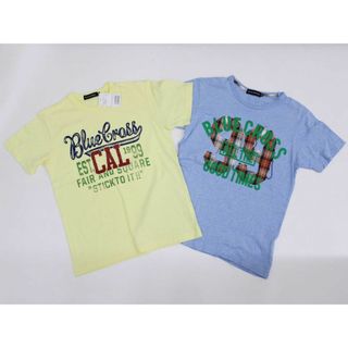 ブルークロス(bluecross)の【夏物 新入荷!】◇ブルークロス/BLUE CROSS◇150cm 半袖Tシャツ/半袖カットソー2点set 黄＆水色【中古】【ネット限定】子供服 キッズ kids ジュニア 男の子 夏 tops 714042(Tシャツ/カットソー)