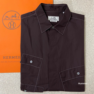 エルメス(Hermes)の国内正規品 極美品 40（M）オーバーサイズ エルメス 長袖 シャツ(シャツ)