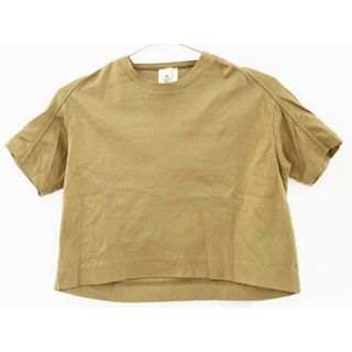 【夏物 新入荷!】[マウンテン/MOUNTEN]95cm 半袖Tシャツ/半袖カットソー カーキ【中古】子供服 キッズ kids 男の子 女の子 夏 tops 324042(Tシャツ/カットソー)