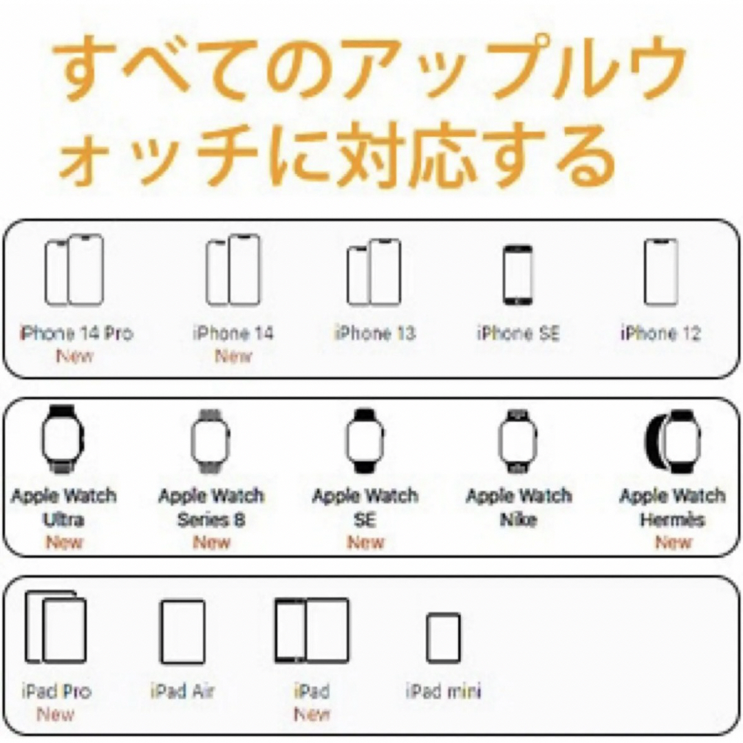 2in1 Apple watch アップルウォッチ充電器 スマホ/家電/カメラのスマートフォン/携帯電話(その他)の商品写真