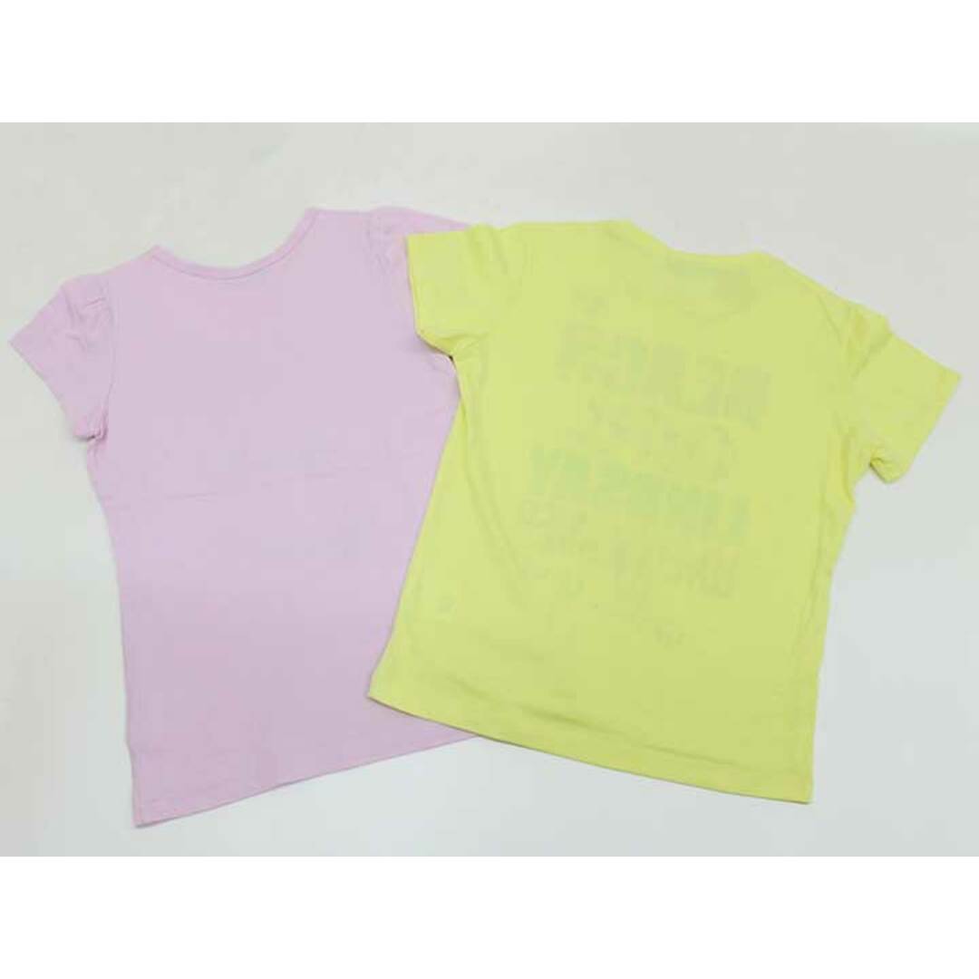 Lindsay(リンジィ)の【夏物 新入荷!】▽リンジィ/lindsay▽150cm 半袖Tシャツ/半袖カットソー2点set 黄色＆ピンク【中古】【ネット限定】子供服 キッズ kids ジュニア 女の子 夏 tops 224042 キッズ/ベビー/マタニティのキッズ服女の子用(90cm~)(Tシャツ/カットソー)の商品写真