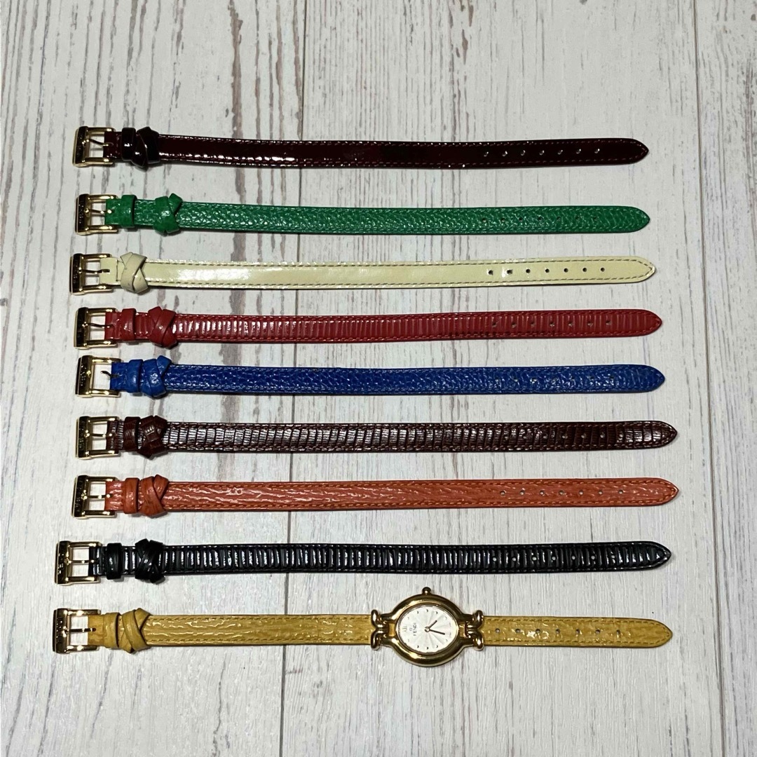 FENDI - 【希少】 FENDI フェンディ チェンジベルト QZ腕時計 9 FENDI - 【希少】 FENDI フェンディ チェンジベルト QZ腕時計 9