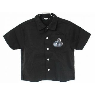 エクストララージ(XLARGE)の【夏物 新入荷!】[エクストララージ/XLARGE]100cm 半袖シャツ 黒 '22年製【中古】子供服 キッズ kids 男の子 夏 tops 914042(シャツ/カットソー)