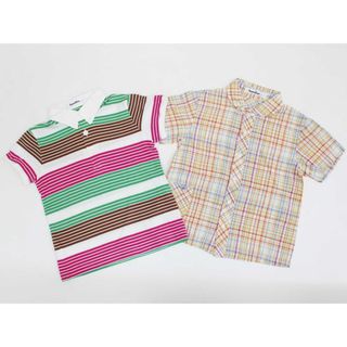 ファミリア(familiar)の【夏物 新入荷!】◇ファミリア/familiar◇110cm 半袖ポロシャツ＆半袖シャツ2点set マルチカラー【中古】【ネット限定】子供服 キッズ kids 男の子 夏 tops 714042(シャツ/カットソー)