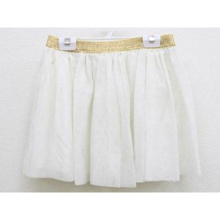 プチバトー(PETIT BATEAU)の【夏物 新入荷!】＜プチバトー/PETIT BATEAU＞140cm チュールスカート 白×ゴールド【中古】子供服 キッズ kids ジュニア 女の子 春夏 bottoms 224042(スカート)