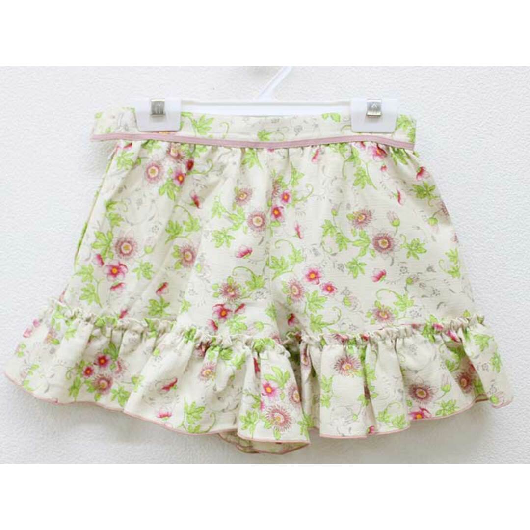 TOCCA BAMBINI(トッカバンビーニ)の【夏物 新入荷!】＜トッカ/TOCCA BAMBINI＞120cm キュロットスカート/キュロットパンツ/ショートパンツ ベージュ×ピンク【中古】子供服 キッズ kids 女の子 春夏 bottoms 814042 キッズ/ベビー/マタニティのキッズ服女の子用(90cm~)(その他)の商品写真