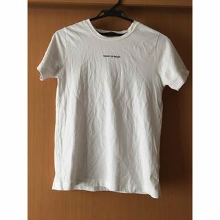 コムサイズム(COMME CA ISM)のコムサイズム　コットンミニロゴTシャツ　ホワイト(Tシャツ(半袖/袖なし))