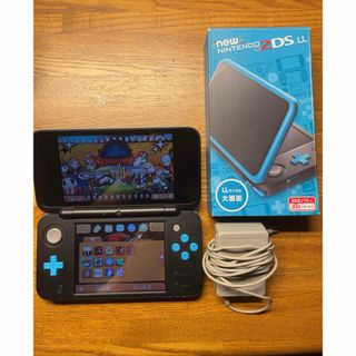 ニンテンドウ(任天堂)のnew nintendo 2DS LL ブラック　ターコイズ(携帯用ゲーム機本体)