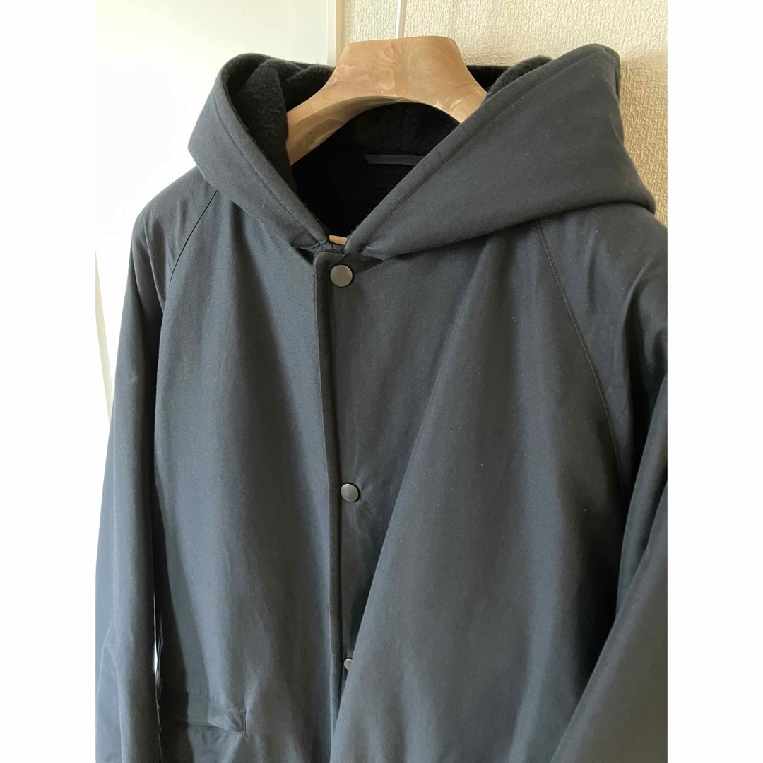 COMOLI 20AW / コットンシルクフーデッドコート サイズ2 COMOLI 20AW / コットンシルクフーデッドコート サイズ2