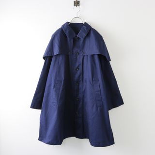 nest Robe - 未使用 2022SS ネストローブ nest Robe 01221-1170 コットンツイル超撥水 フロックロングジャケット F/ネイビー【2400013837002】