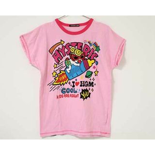 【夏物 新入荷!】〓ヒステリックミニ/HYSTERIC MINI〓140cm 半袖Tシャツ/半袖カットソー ピンク系 【中古】 子供服 キッズ kids ジュニア 女の子  夏 tops 324042