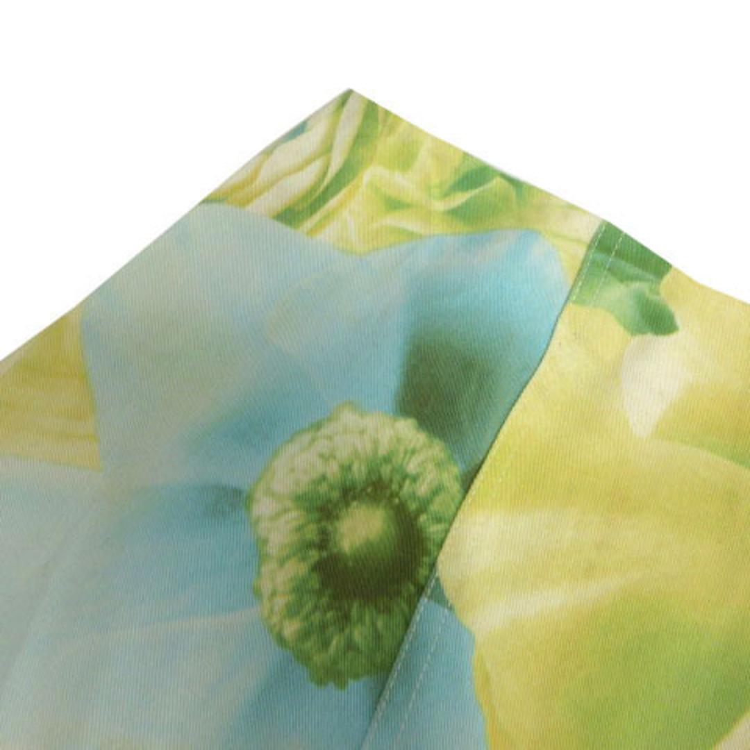 Salvatore Ferragamo(サルヴァトーレフェラガモ)のサルヴァトーレフェラガモ スカート 花柄フォトプリント 伊製 黄 青 緑 I42 レディースのスカート(ひざ丈スカート)の商品写真