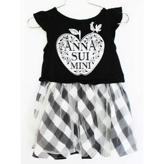 アナスイ(ANNA SUI)の【夏物 新入荷!】[アナスイ/ANNA SUI]110cm 半袖ワンピース 黒×白【中古】子供服 キッズ kids 女の子 夏 onepi 914042(ワンピース)