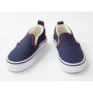 ヴァンズ(VANS)の【新入荷!】新品 未使用品▲ヴァンズ/バンズ/Vans▲15cm スリッポン/シューズ/靴 紺 子供 キッズ kids 男の子 女の子 春夏秋冬 shoes 124042(スリッポン)