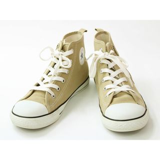 コンバース(CONVERSE)の【新入荷!】▲コンバース/CONVERSE▲22cm ハイカットスニーカー/スポーツシューズ/運動靴 ベージュ オールスター【中古】子供 キッズ kids ジュニア 男の子 女の子 春夏秋冬 shoes 024042(スニーカー)