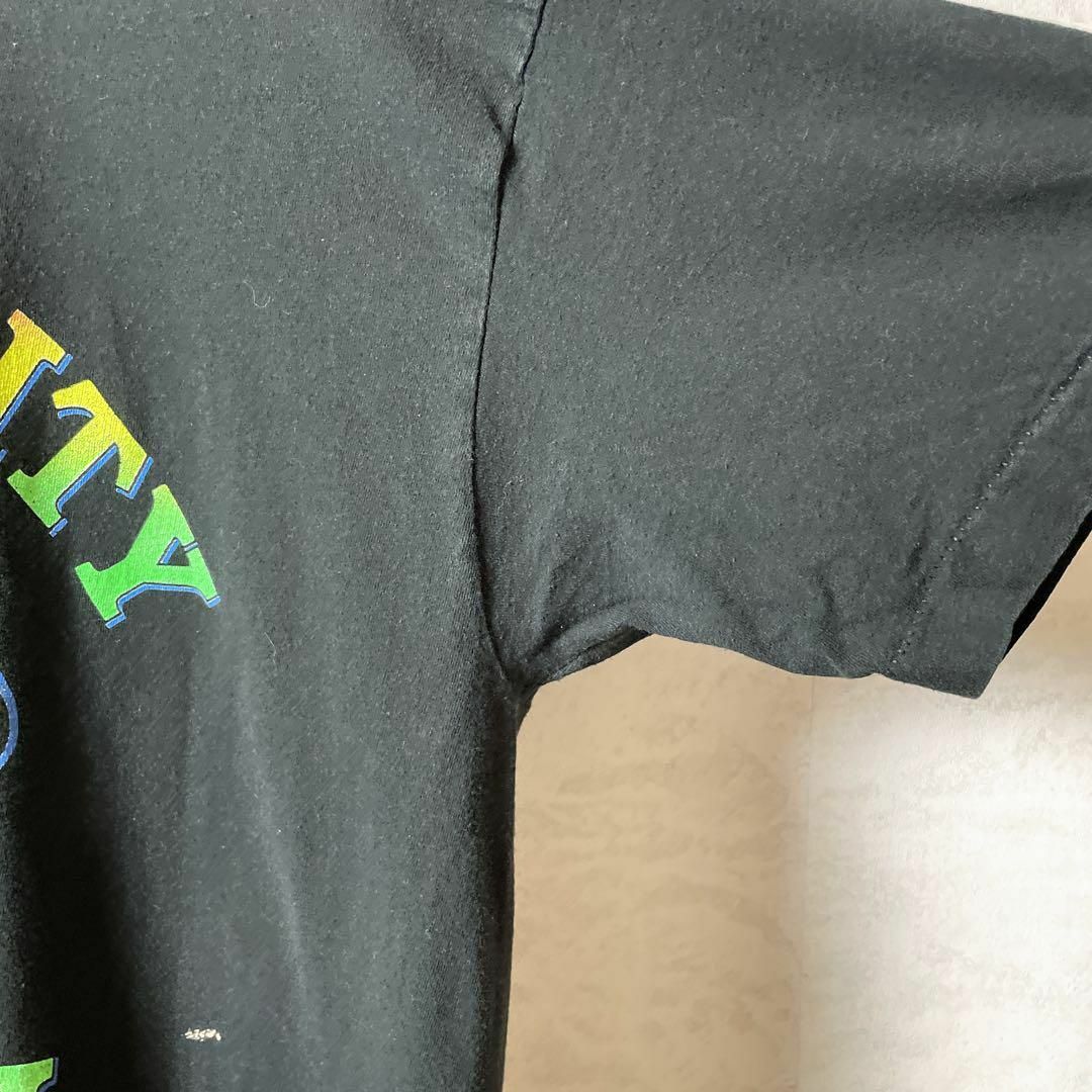 ビンテージ90Ｓ　シングルステッチ　ハワイ大学　カレッジロゴ　黒ブラックＴシャツ メンズのトップス(Tシャツ/カットソー(半袖/袖なし))の商品写真