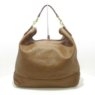 マルベリー(Mulberry)のMULBERRY(マルベリー) ハンドバッグ - ブラウン エンボスロゴ レザー(ハンドバッグ)