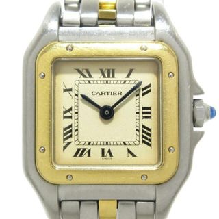 カルティエ(Cartier)のCartier(カルティエ) 腕時計 パンテールSM W25029B5 レディース SS×K18YG/1ロウ アイボリー(腕時計)