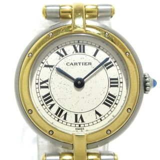 カルティエ(Cartier)のCartier(カルティエ) 腕時計 パンテール ヴァンドームSM レディース SS×K18YG/2ロウ アイボリー(腕時計)