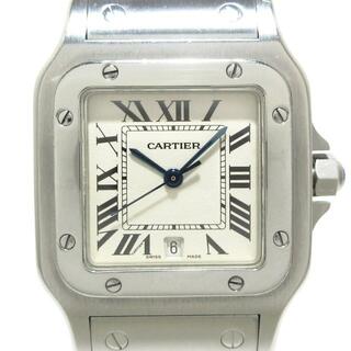 カルティエ(Cartier)のCartier(カルティエ) 腕時計 サントスガルベLM W20060D6 メンズ SS アイボリー(その他)