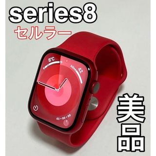 アップルウォッチ(Apple Watch)の最終価格 美品 Apple Watch series8 セルラーモデル(腕時計(デジタル))