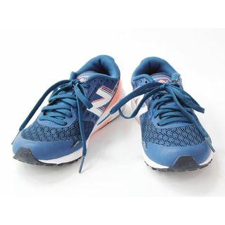 ニューバランス(New Balance)の【新入荷!】▲ニューバランス/NB/New Balance▲19.5cm スニーカー/スポーツシューズ/ランニングシューズ/運動靴 紺×ピンク ハンゾーJ【中古】子供 キッズ kids 女の子 春夏秋冬 shoes 024042(スニーカー)