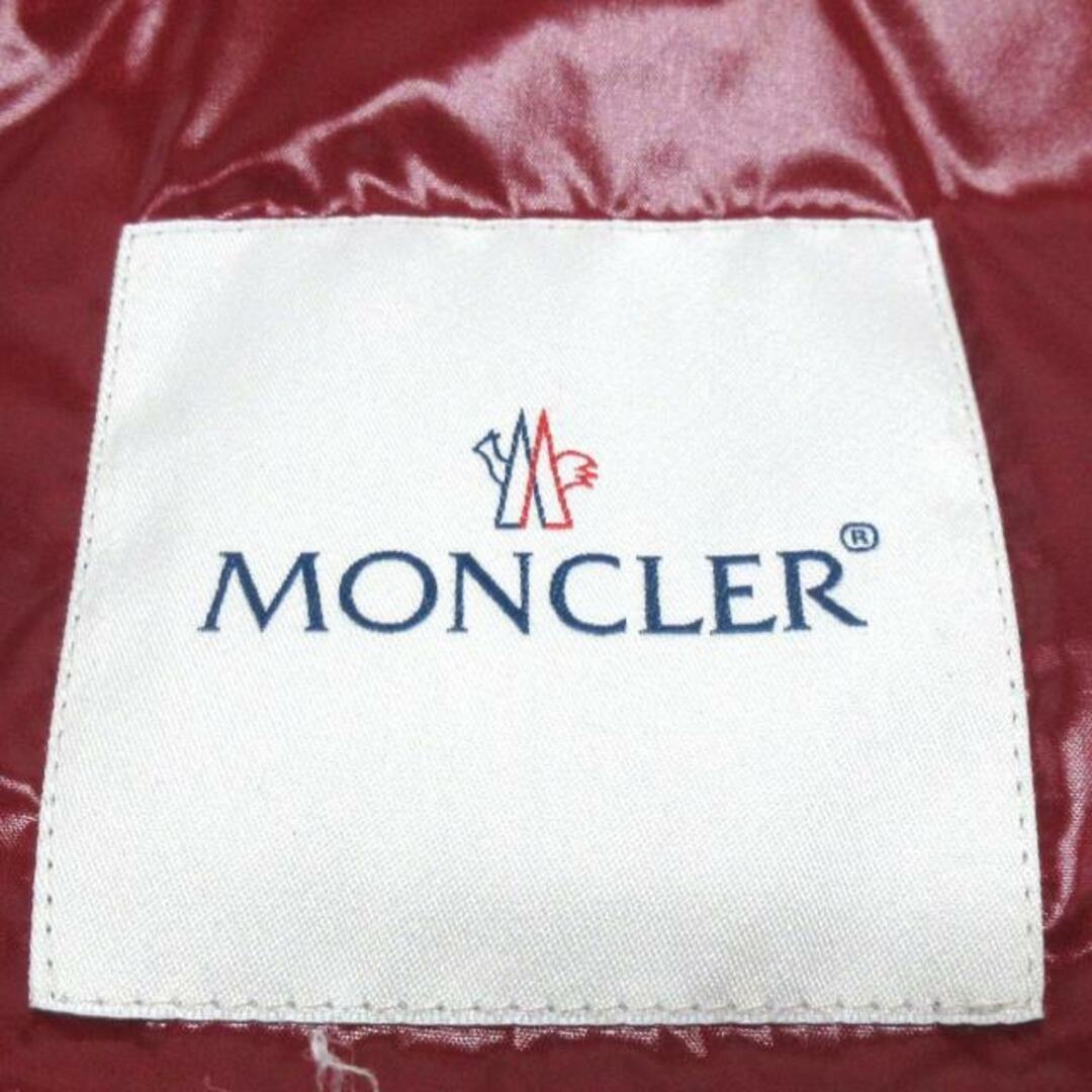 MONCLER(モンクレール)のMONCLER(モンクレール) ダウンジャケット サイズ0 XS レディース PLANE(プレーン) レッド 長袖/冬 レディースのジャケット/アウター(ダウンジャケット)の商品写真
