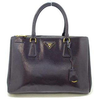 プラダ(PRADA)のPRADA(プラダ) トートバッグ ガレリアミディアムバッグ(レディース) パープル エナメルレザー（サフィアーノヴェルニ)(トートバッグ)