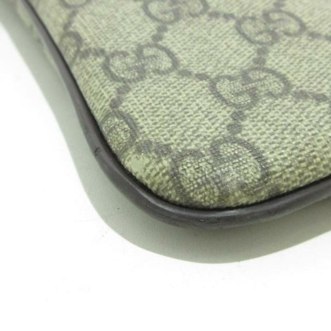 Gucci(グッチ)のGUCCI(グッチ) ショルダーバッグ - 201446 ベージュ×ダークブラウン PVC(塩化ビニール)×レザー レディースのバッグ(ショルダーバッグ)の商品写真