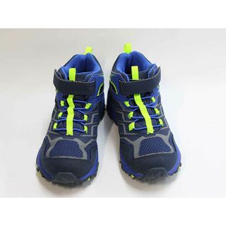 MERRELL - 【新入荷!】▼メレル/MERRELL▼20cm(EU32) トレッキングシューズ/登山靴 青×黄×紺 アウトドア キャンプ 登山 野外活動【中古】 子供 キッズ kids 男の子 春夏秋冬 shoes  224042