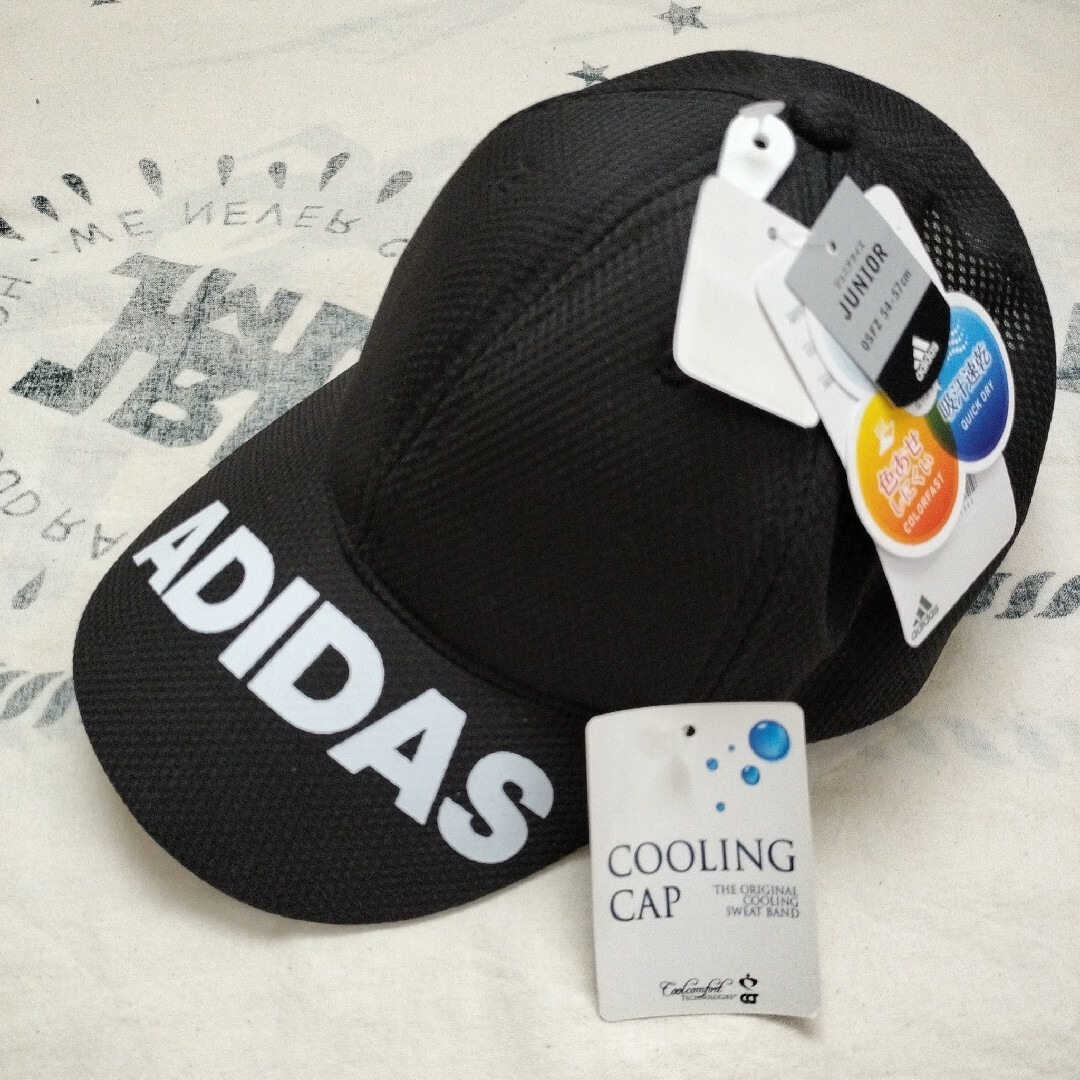 adidas(アディダス)のアディダス　ADIDAS　adidas　帽子　キャップ　COOLINGCAP キッズ/ベビー/マタニティのこども用ファッション小物(帽子)の商品写真