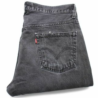 リーバイス(Levi's)の00s Levi'sリーバイス 505 ブラック デニムパンツ w36 L30★SDP2578 オールド ジーンズ ストレート オーバーサイズ ビッグサイズ(デニム/ジーンズ)