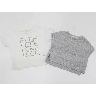 【夏物 新入荷!】▽フィス/FITH▽90cm（M） 半袖カットソー/半袖Tシャツ2点set グレー＆白【中古】【ネット限定】子供服 キッズ kids ベビー服 baby 男の子 女の子 夏 tops 914042(Ｔシャツ)