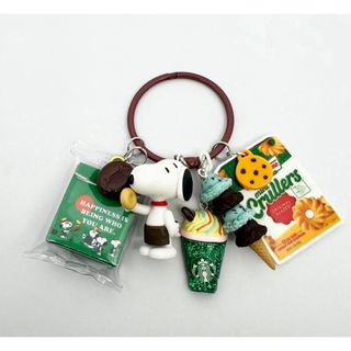 スヌーピー(SNOOPY)のSALE🐶☕️じゃらじゃらキーホルダー(キーホルダー/ストラップ)