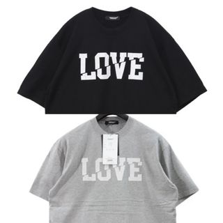 アンダーカバー(UNDERCOVER)の新品 UNDERCOVER 23SS LOVE Applique Tee 2XL(Tシャツ/カットソー(半袖/袖なし))