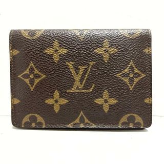 ルイヴィトン(LOUIS VUITTON)のLOUIS VUITTON(ルイヴィトン) パスケース モノグラム ポルト2カルトヴェルティカル M60533 - モノグラム・キャンバス(名刺入れ/定期入れ)