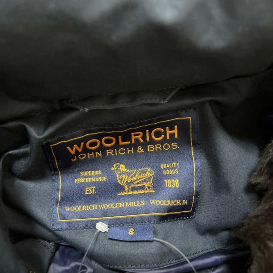 WOOLRICH(ウールリッチ)のWOOLRICH(ウールリッチ) ダウンコート サイズS レディース美品  - ネイビー 長袖/ラビット(ラパン)/冬 レディースのジャケット/アウター(ダウンコート)の商品写真