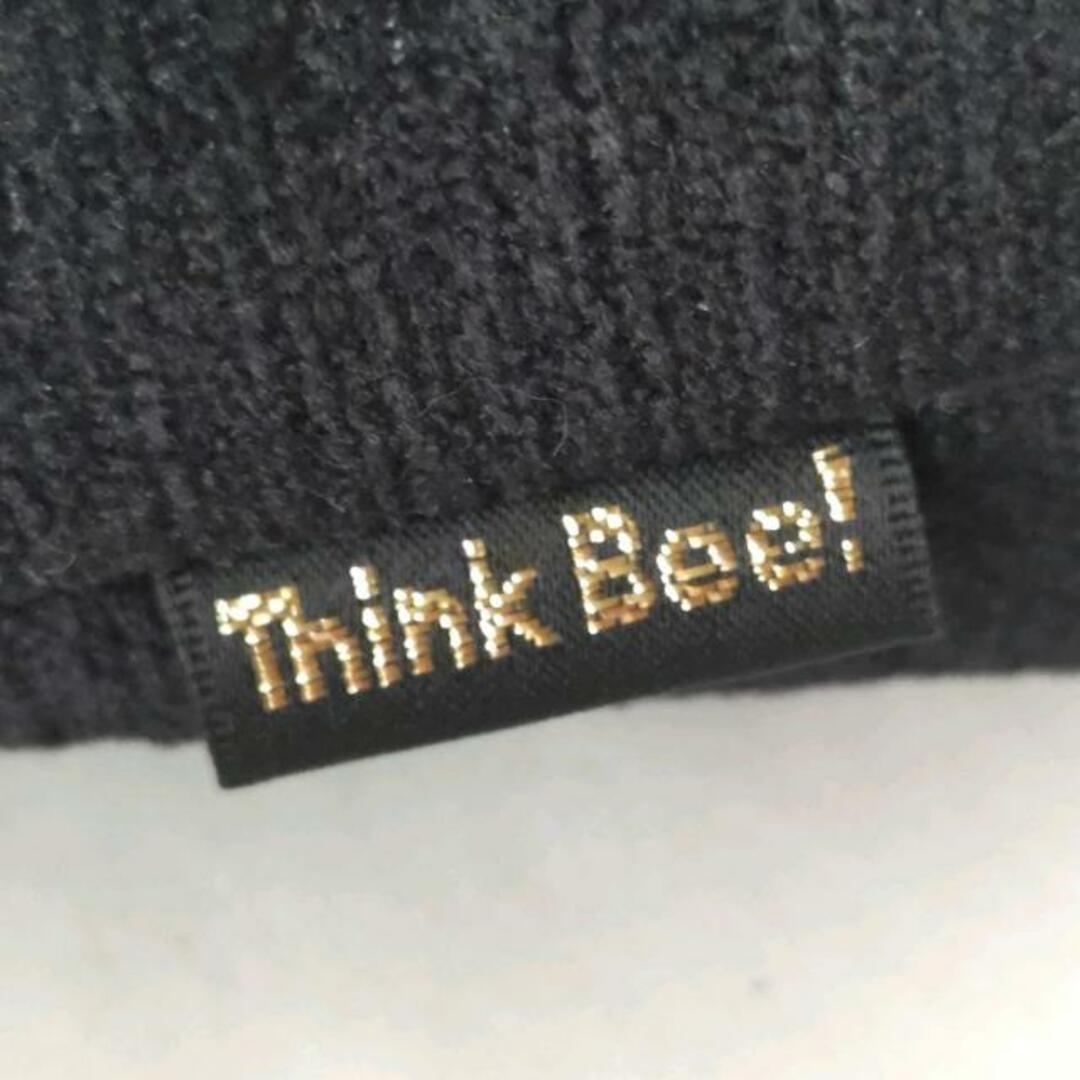 Think Bee!(シンクビー)のThinkBee(シンクビー) ポーチ美品  - 黒×イエロー×マルチ 刺繍/ラインストーン/スパンコール パイル×レザー レディースのファッション小物(ポーチ)の商品写真