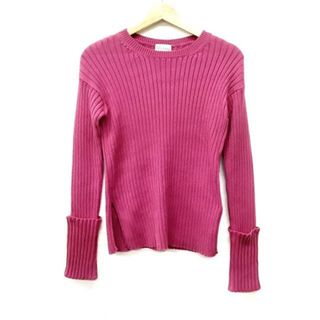 RED VALENTINO - RED VALENTINO(レッドバレンチノ) 長袖セーター サイズXS レディース美品  - ピンク クルーネック