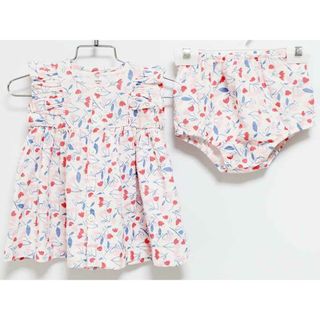 プチバトー(PETIT BATEAU)の【夏物 新入荷!】‡プチバトー/PETIT BATEAU‡67cm ブルマ付ノースリーブワンピース ピンク系【中古】子供服 キッズ kids ベビー服 baby 女の子 夏 onepi 324042(ワンピース)