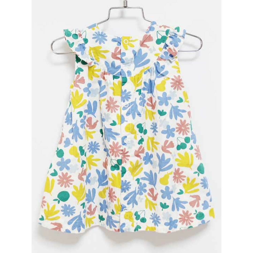 PETIT BATEAU(プチバトー)の【夏物 新入荷!】‡プチバトー/PETIT BATEAU‡81cm ノースリーブワンピース 白系【中古】子供服 キッズ kids ベビー服 baby 女の子 夏 onepi 324042 キッズ/ベビー/マタニティのベビー服(~85cm)(ワンピース)の商品写真