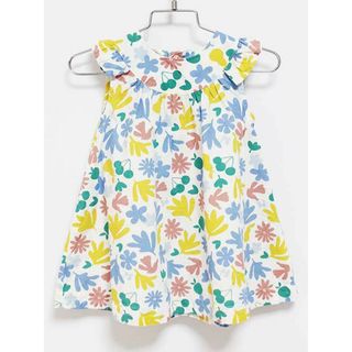 プチバトー(PETIT BATEAU)の【夏物 新入荷!】‡プチバトー/PETIT BATEAU‡81cm ノースリーブワンピース 白系【中古】子供服 キッズ kids ベビー服 baby 女の子 夏 onepi 324042(ワンピース)