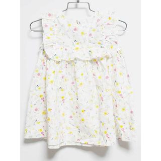 プチバトー(PETIT BATEAU)の【夏物 新入荷!】‡プチバトー/PETIT BATEAU‡81cm 半袖ワンピース/ノースリーブワンピース 白系【中古】子供服 キッズ kids ベビー服 baby 女の子 夏 onepi 324042(ワンピース)