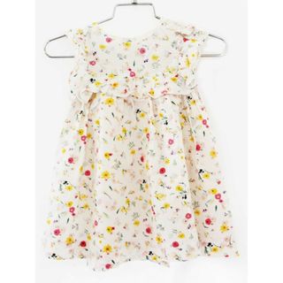 PETIT BATEAU - 【夏物 新入荷!】[プチバトー/PETIT BATEAU]86cm 半袖ワンピース 白×ピンク系【中古】子供服 キッズ kids ベビー服 baby 女の子 夏 onepi 324042